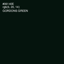 #06140E - Gordons Green Color Image